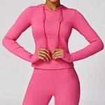 cropped long sleeve shirt
